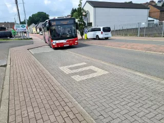 Mit belgischem Bus auf nach Aachen und von dort per Shuttle-Bus zur CHIO.