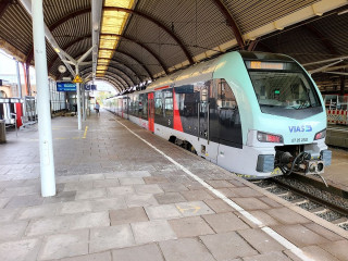 RB35 von DU nach MG, statt dem erst später fahrenden RB33, mit dem ich zur vereinbarten Zeit in Übach-Palenberg anzukommen gedachte.