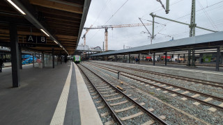Gerade die S1 verlassen und hier sieht man das Gleis 7
