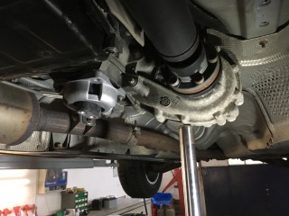 Fast fertig! Hier musste nur noch das Gewinde nachgeschnitten werden
